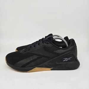 Reebok Nano X1 'Black Gum' Men's Workout Shoes Size 8